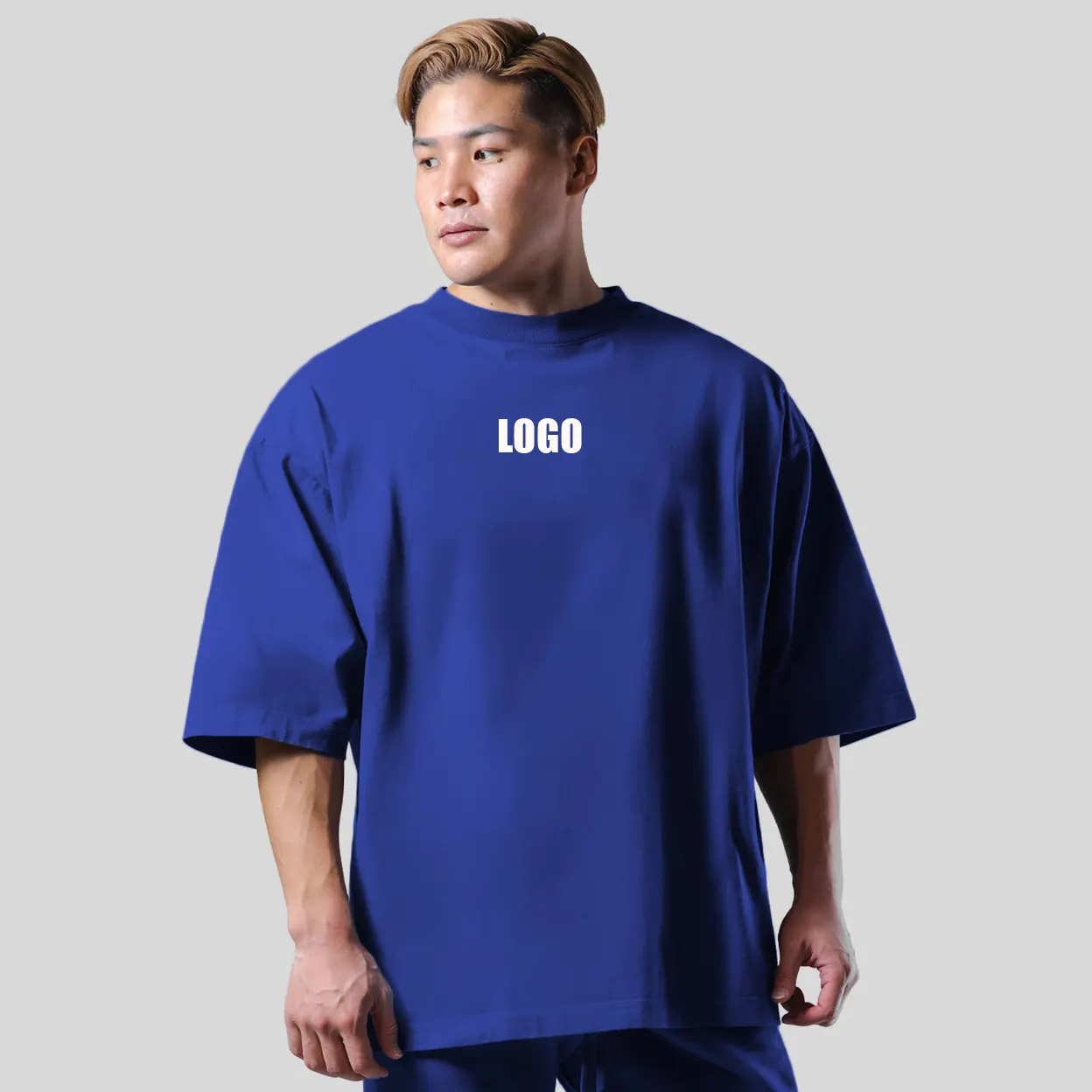 Aola Custom Streetwear Grafisch Katoen Blanco Plus Size Oversized T-Shirt Heren T-Shirts Voor Heren