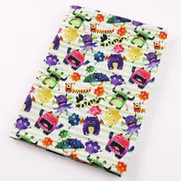 Органический цветочный дизайн, домашняя Ткань Hello Kitty, хлопковый текстильный материал