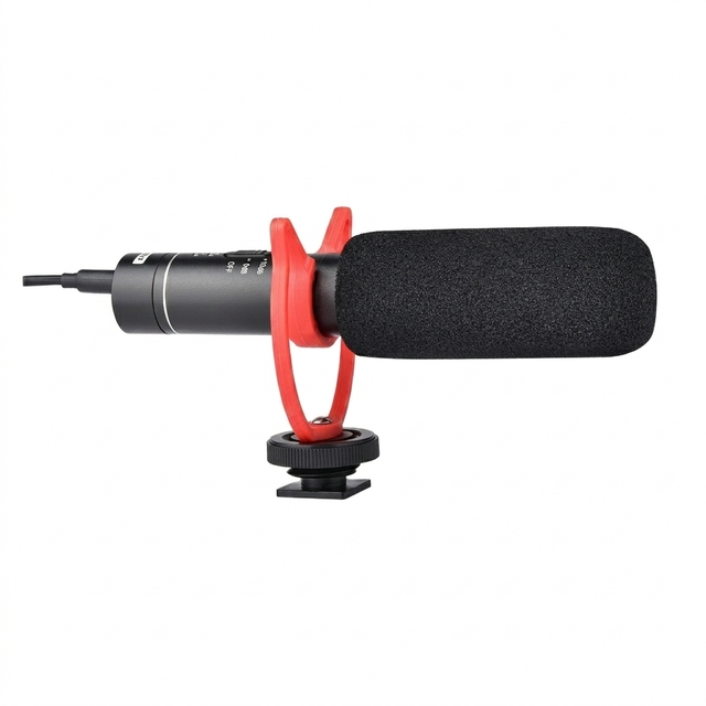 Professional On-Camera Condenser Microphone,Directional Recording Mic for Canon Sony Nikon Camera Youtube Filmmaking