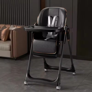 <span class=keywords><strong>Chaise</strong></span> haute pliante multifonctionnelle pour bébé, grande taille, sûre et confortable, pour l'alimentation des enfants - Product Image 4