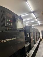 Machine d'impression offset automatique SM 102-4 d'occasion hautement productive, imprimante 4 couleurs en bon état