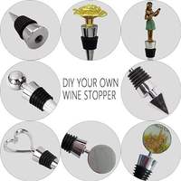 Verseur de vin promotionnel en acier inoxydable avec bouchon design, couvercle anti-poussière pour bouteille de vin, couvercle de bec verseur pour bouteille d'huile d'olive et d'alcool, verseur de vin