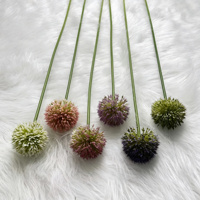 Fleur artificielle en forme d'oignon à tige unique, verdure décorative pour mariages, hôtels, décoration intérieure et aménagement paysager extérieur