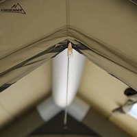 Tente gonflable de luxe FORERUNNER tente gonflable extérieur extérieur 2 pièces maison gonflable pour le camping