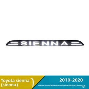 Barra de Luces Multifunción Blanca para Conducción, Luz de Freno <span class=keywords><strong>Roja</strong></span>, Accesorios Modificados para Automóviles <span class=keywords><strong>Toyota</strong></span> <span class=keywords><strong>Sienna</strong></span> 2010-2020 - Product Image 3