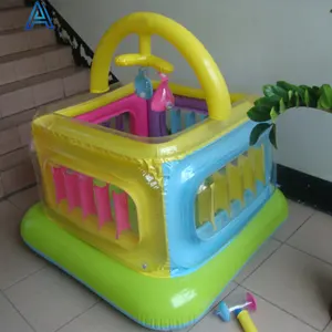 Fabriek Van Hoge Kwaliteit Duurzaam Pvc Opblaasbaar Babysit Huis Opblaasbare Uitsmijter Voor Speelgoed Game House Babysit