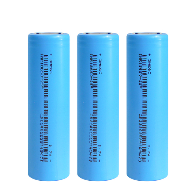 HOZHM High Rate DMEGC 18650-25P Solid State Battery 2500mAh 12C 800-Cycle for Sweepers Flashlights & Vacuum Cleaners