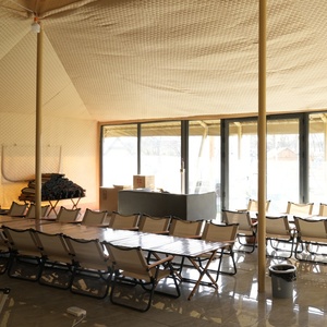 เต็นท์แกลมปิ้งสุดหรู Starwild Luxury Aman Safari พร้อมห้องน้ำในตัว สำหรับรีสอร์ทและโรงแรมกลางแจ้งที่ปรับแต่งได้ - Product Image 4