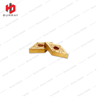Dnmg1504 DNMG150404-MM 55deg Rhombic Insert untuk Pemotongan Semi-finishing pada Baja dengan Lapisan CVD