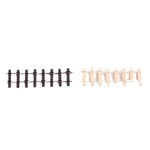 รั้วไม้ตกแต่งสวนจิ๋ว Dp Craft สีน้ำตาลกาแฟ สีไม้ธรรมชาติ ทำด้วยมือ รูปทรงสี่เหลี่ยมผืนผ้า ตั้งวางได้ - Product Image 5