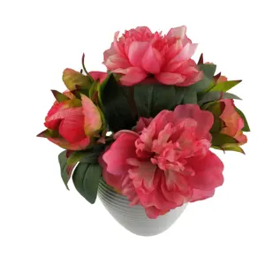 Wholesale Fashionable Artificial Flower Arrangements Decoration With Pot For Home office mettingroom decoration