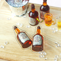 Accessoires pour maison de poupée, modèle miniature, jouet ob11, simulation de tir, bouteille de whisky D289