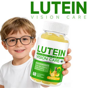 Permen Kunyah Kesehatan Mata Anak OEM Lutein Zeaxanthin dengan Ekstrak Biji Anggur, Bilberry, Omega-3, Saffron, <span class=keywords><strong>Astaxanthin</strong></span>, Vitamin C, dan E - Product Image 1