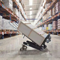 Machine de transport électrique personnalisable et pliable à quatre roues pour le transport de marchandises et le déplacement domestique, outil OEM pour les escaliers