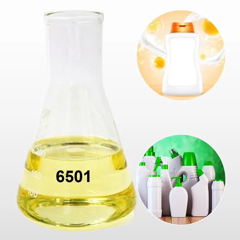 Cosmetic grade CDEA 6501 Coconut Diethanol Amide raw material chemicals Cocamide DEA 6501 Cas 68603-42-9 price