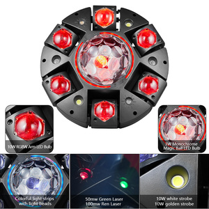 Nâng cấp Sáu vũ trang 120W OEM/ODM RGBW dẫn di chuyển đầu ánh sáng sân khấu với DMX512 kiểm soát ip33 cri90 cho bên/Câu lạc bộ sử dụng trong nhà - Product Image 4