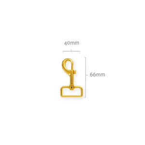 ILAN Metallo 40mm x 66mm Colore Oro Per Cinghia Borsa - Product Image 1