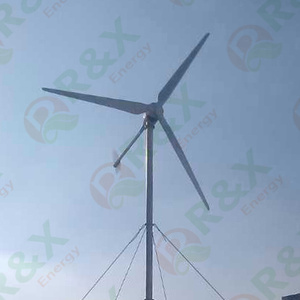 Generador Eólico Horizontal Magnético Trifásico China R&X RX-5KG 20KW 96V-380V con Aspas de Fibra de Vidrio Reforzadas y Rotor de 6.4m, Certificación CE RX-5KG - Product Image 5