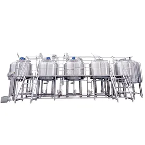 3000L Brewery Equipment Large Size Industrial Beer Brewing Plant Built 4 Vessel Brewhouse Stainless Tanks