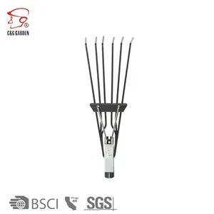 RK6-105 6 tines el yaprak tırmık bahçe tırmık taşınabilir tırmık çocuklar için