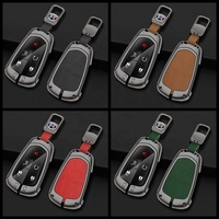 Housse de clé de voiture en cuir TPU en alliage de Zinc pour Cadillac CT4 CT5 CT4-V C8 Corvette 2018 2019 2020 2021 porte-clés accessoires