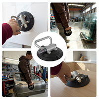 Ventosa de Goma Reforzada de 6 Pulgadas con Borde de Sellado Ampliado para Levantar Superficies Lisas, Capacidad de Carga de 70-90 KG, Uso en Reparación Automotriz