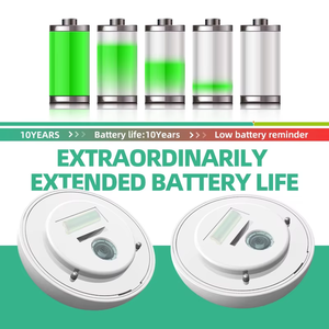 เครื่องตรวจจับการรั่วไหลของน้ำรั่วไร้สายแบบมินิแบตเตอรี่10ปีเครื่องตรวจจับการรั่วไหลของน้ำ - Product Image 6