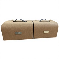 Caja de Embalaje Rígida con Estampado en Plata de Lujo, Textura Exquisita, para Regalos Premium de Festivales y Negocios