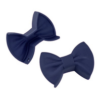 Poignée de protection créative et flexible en silicone, forme nœud papillon, écologique, résistante à la chaleur, pour poêle et four, personnalisable