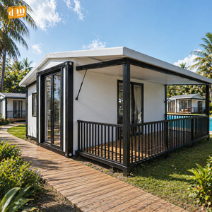 <span class=keywords><strong>Mini</strong></span> chalet décoratif conteneur maison amovible extensible maison préfabriquée maison préfabriquée bungalow minuscule hôtel modu - Product Image 4