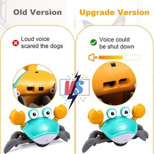 Juguete de Plástico para Bebé, Juguete de Baño Móvil con Detección de Animales, Escape de Barriga, Bailando, Gatear, Cangrejo, Regalo Infantil - Product Image 2