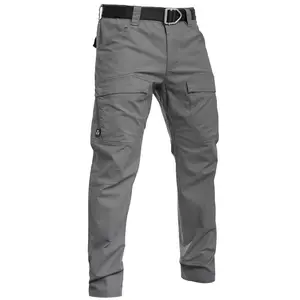 Wholesale Price Casual Cargo Pants Trousers Overall Hiking Black Ripstop Men Waterproof Tactical Pants