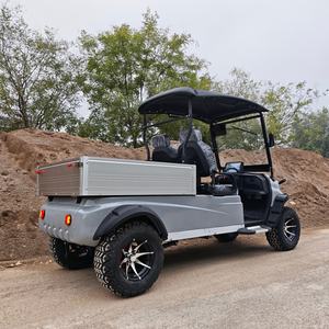 Voitures de golf électriques d'usine à prix bas, buggy à vendre, voitures de club chinoises avec benne de chargement - Product Image 1
