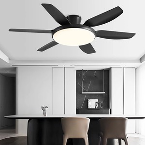 Integrated Ceiling Fan Light With Led Strip Fixed Blade Inverter For Bedroom Living Room Home 5 Year Warranty - Product Image 3