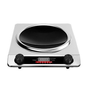 Nueva Cocina de Inducción Cóncava de Alta Potencia de 500W, 2 Quemadores, Eléctrica, Portátil, Superficie de Hierro Fundido de 24 Pulgadas, Multifuncional para Auto/RV/Aire Libre - Product Image 5