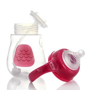 Nuevos productos de alimentación para bebés 210ml/7oz <span class=keywords><strong>3</strong></span> en 1 botella de leche de plástico con dibujos animados para bebés PP <span class=keywords><strong>Biberon</strong></span> sin BPA al por mayor - Product Image 5