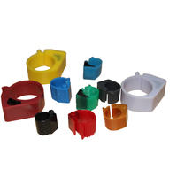 Bague de patte RFID 9 mm robuste en ABS étanche avec puce EM4305 125 kHz lecture/écriture pour colombes et poulets, idéale pour clubs de course de colombes