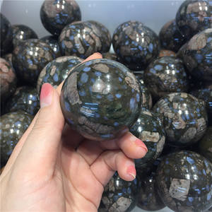Boules de cristal de <span class=keywords><strong>glaucophane</strong></span> polies en gros, sphère de guérison pour la décoration - Product Image 3