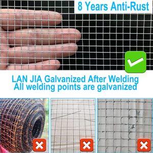 <span class=keywords><strong>Alambre</strong></span> de Hierro de Bajo Contenido de Carbono de 1/2 Pulgada, Calibre 19, Malla Soldada Galvanizada en Caliente, Malla para Gallineros, Red para Aves de Corral - Product Image 4