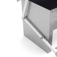 Mangeoire automatique portable pour volailles, 5 kg, équipement d'alimentation en métal pour poulets et canards