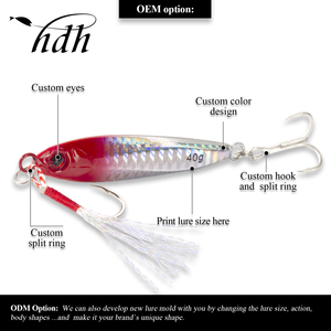 20 Gam 30 Gam 40 Gam Chất Lượng Cao Saltwater Fishing <span class=keywords><strong>Jig</strong></span> Heads Lures Kim Loại Sáng <span class=keywords><strong>Jig</strong></span> Lure Chậm Pitch Cắt Chuyển - Product Image 3