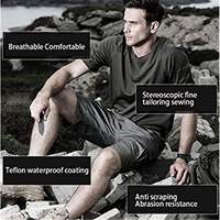 Shorts tactiques imperméables pour hommes, séchage rapide, respirants, pour la randonnée, la pêche, shorts cargo