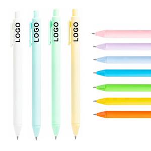 Stylos à bille en plastique avec revêtement en caoutchouc, logo personnalisé imprimé pour les salons professionnels, les événements d'entreprise, les cadeaux promotionnels - Product Image 3