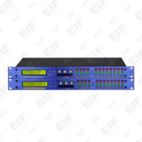 Processeur audio USB Xta DP448 4x8 canaux avec connecteurs XLR pour KTV, karaoké, diffusion en direct, contrôle du volume et fonction de sourdine