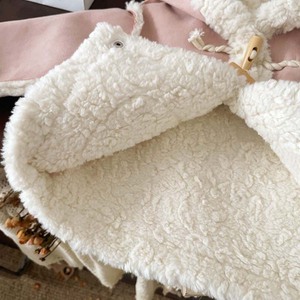 Manteau d'hiver en fourrure pour filles 80-130 cm, en daim, cardigan épais en peluche, boutons en corne, rembourré et chaud, vente en gros de vêtements pour enfants - Product Image 4