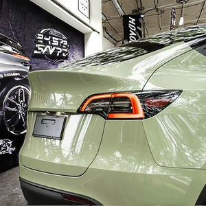 Autocollants de voiture HJN PET TPU 7,5 mil, garantie 5 ans, finition brillante, vert kaki, adhésifs, autocollants de tuning, film de protection pour véhicules - Product Image 3