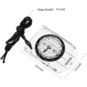Boussole d'orientation magnétique déclinaison réglable <span class=keywords><strong>carte</strong></span> boussole Scout boussole pour Camping voyage voyage - Product Image 2