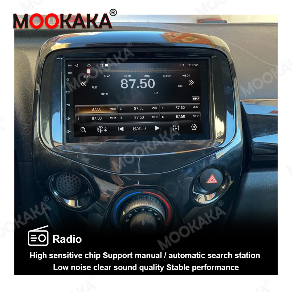 LiteGauge Autoradio 10" Con Carplay Wireless E Android Auto Per Peugeot 108, Citroen C1 E Toyota Aygo (2014-2021) – GPS, Bluetooth, 5G WiFi E Telecamera HD