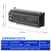 Nuevo PLC Delta DVP60EC00T3 Original, 60 Puntos de E/S, Transistor NPN, Automatización Lógica Programable, Repuestos