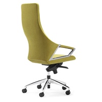 Chaise de bureau de direction au design contemporain GS-G1900A pivotante en métal avec tissu de prix d'usine certifié BIFMA